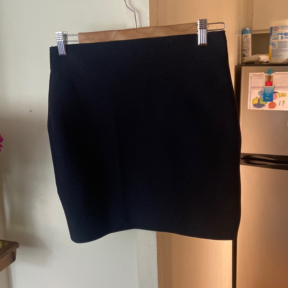 Navy Blue Mini Skirt